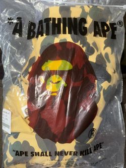Bape Hoodie (a Bathing Ape) 2xl But Fits Like A Xl Never Worn 