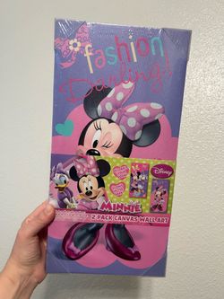 2 Pack Wall Art Canvas Minnie & Daisy