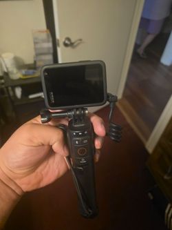 GoPro Camera with Grip Remote Mount