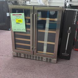 Wine Enthusiast SommSeries 2 Door Dual Zone Wine and Beverage Center