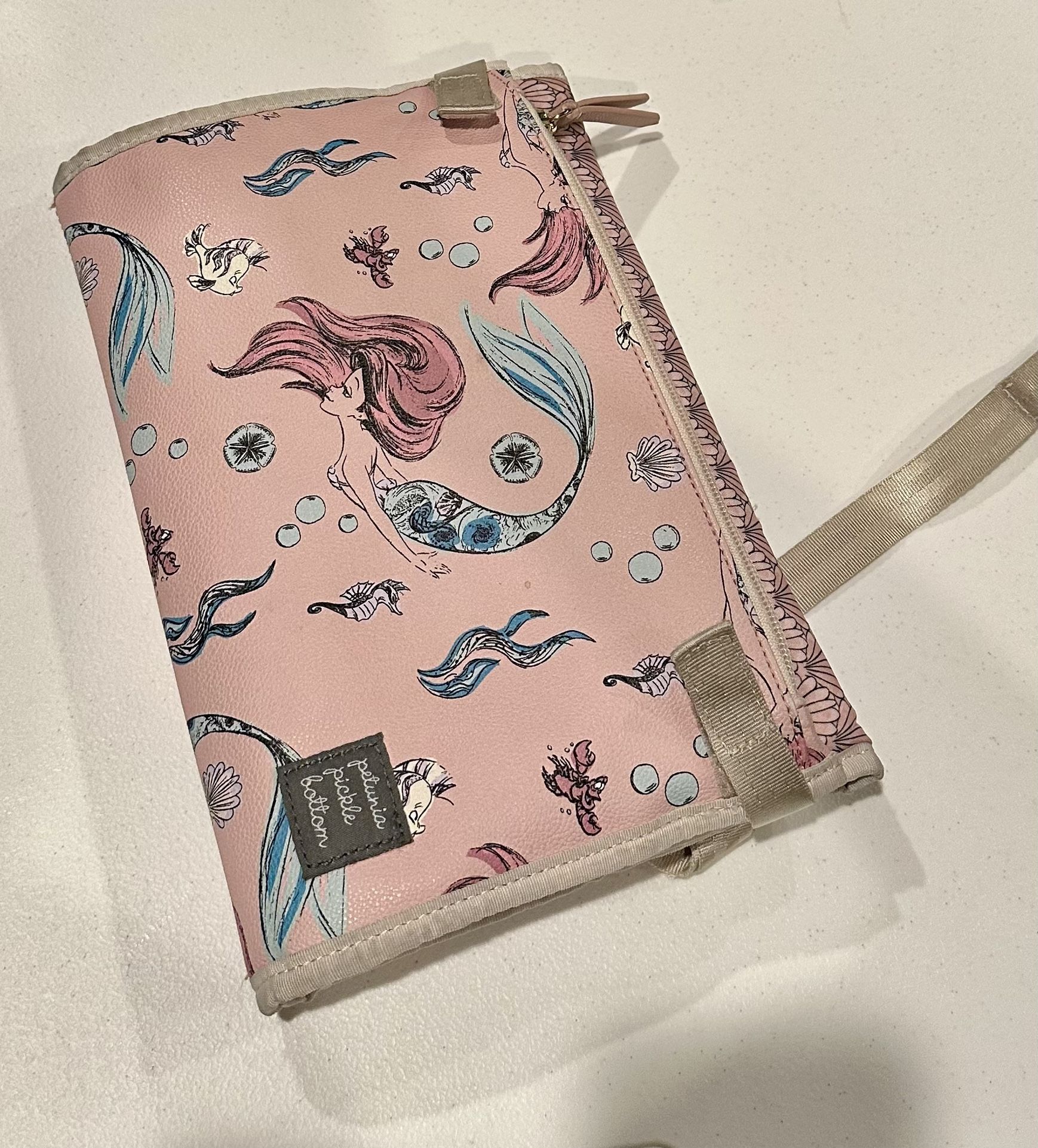 Little mermaid Petunia pickle, bottom diaper changing pad