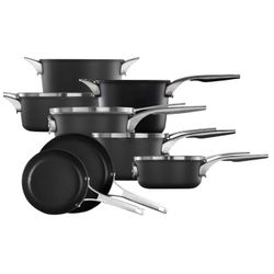 Like new Calphalon Premier 12-Piece Non-Stick Space Saving Cookware. Sells for $399 plustax atCostco