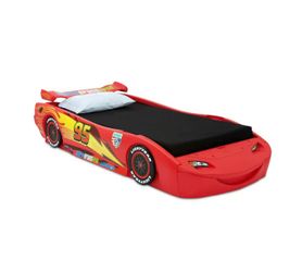 Cars Kids Lighting McQueen Twin Bed 