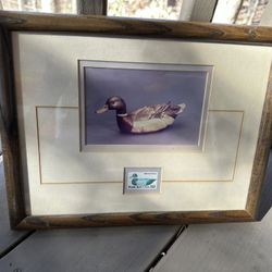 Duck Art With Commemorative Stamp