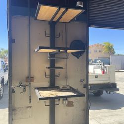 Warehouse shelving unit