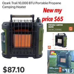 Ozark Trail 10,000 BTU Portable Propane Camping Heater. 🚨New in box $65 firm cash only pick up east Palmdale