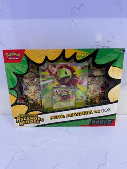 ASCENDED HEROES MEGA MEGANIUM EX BOX