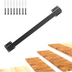 4.5 Feet Square Tube Handrail, Wall Mount Industrial Modern Staircase Handrail for Indoor Outdoor Steps, 600lbs Load Capacity, Metal Non-Slip Grab Han