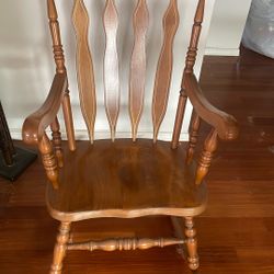 Solid Wood Rocking Chair