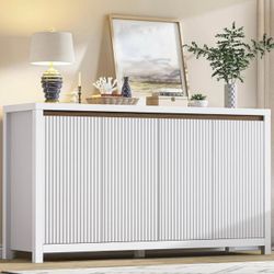 White buffet cabinet