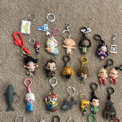 Character Keychains Purse Hangers Other 