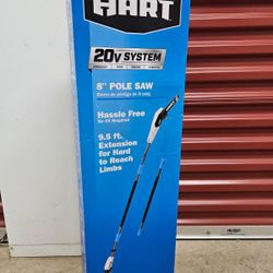 HART 20-Volt Cordless 8-Inch Pole Saw Kit Battery Included
