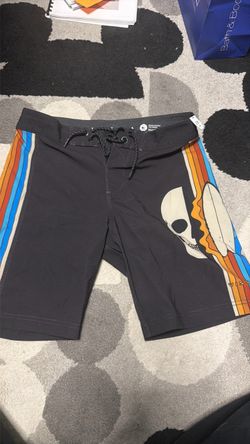 Vissla Board Shorts with Skull Graphic