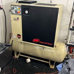 Ingersoll Rand Rotary Screw Air Compressor – 5HP 230/460V 3-Phase – Just Serviced