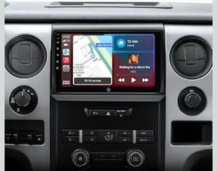 Stereo for Ford F150 2009-2014 STX XL Linux OS, Wireless CarPlay & Android Auto, 5G WiFi GPS Navigation, Bluetooth Touchscreen with Backup Camera