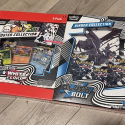Pokemon Black Bolt Binder Collection + Poster Collection Sam’s Club Bundle