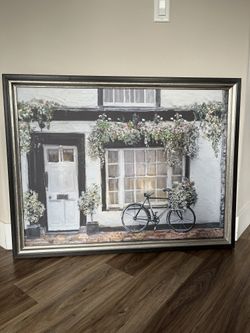 Large canvas wall art framed