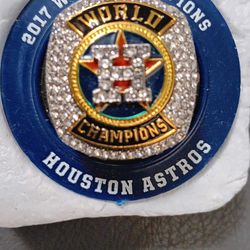 2017 Houston Astros World Series Championship Duplicate Ring 