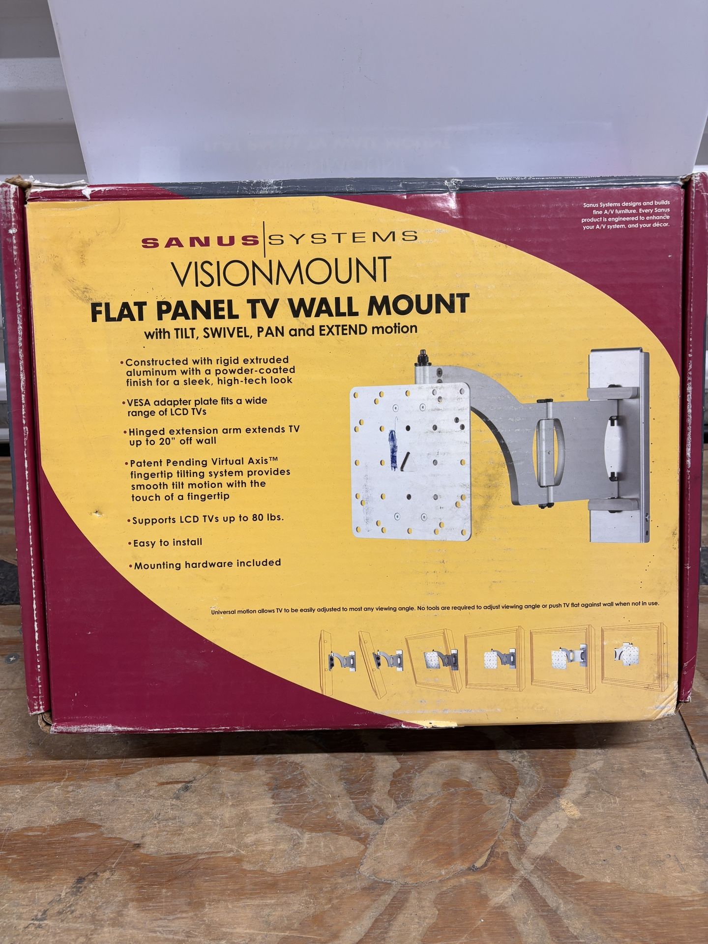 Flat Panel TV Wall Mount - New