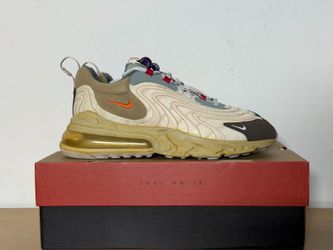 Travis Scott x Nike Air Max 270 React ENG Cactus Trails Sneakers CT2864-200 Men’s Size 10.5