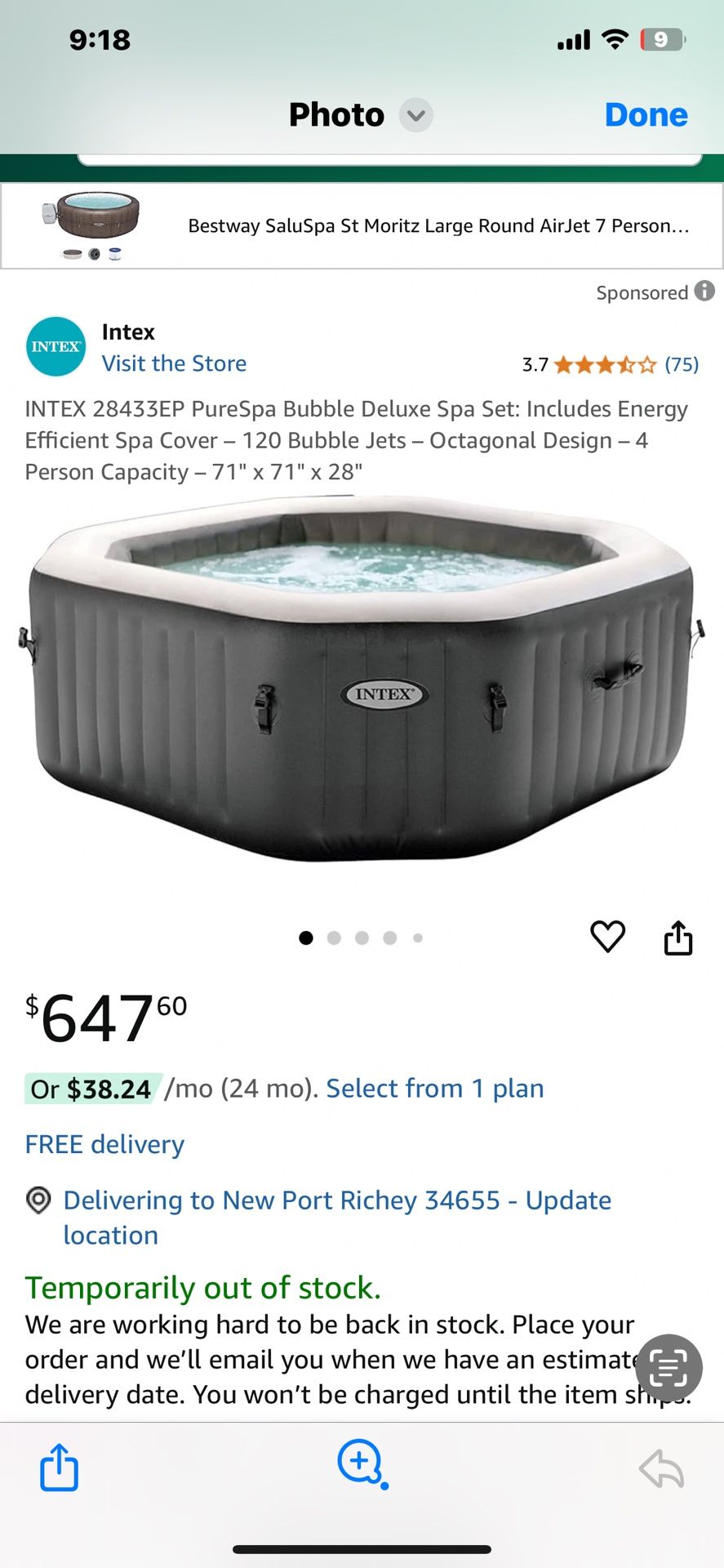 4 Person Deluxe Spa Jacuzzi