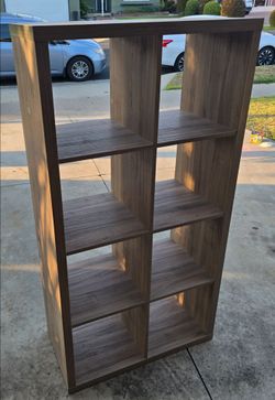 Storage cube tv stand 8 square openings - Tan/ beige