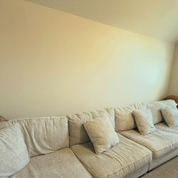 Big Size Couch Plus Ottoman