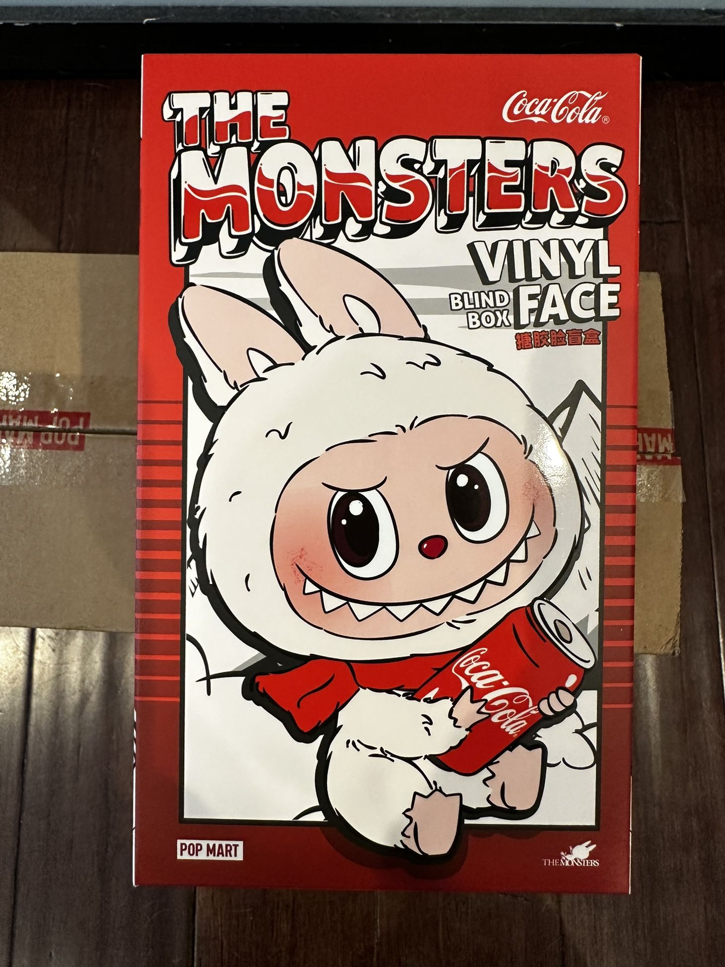 The Monsters Coca-Cola Vinyl Face Labubu Authentic Sealed Box Happy Factor And Surprise Shake