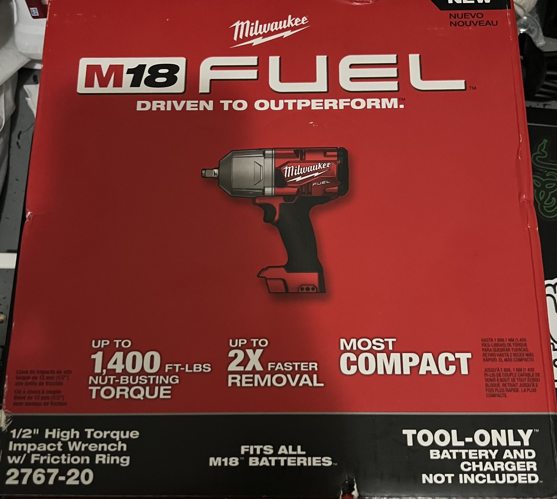 Brand New Milwaukee M18 Fuel Impact Drill TOOL ONLY