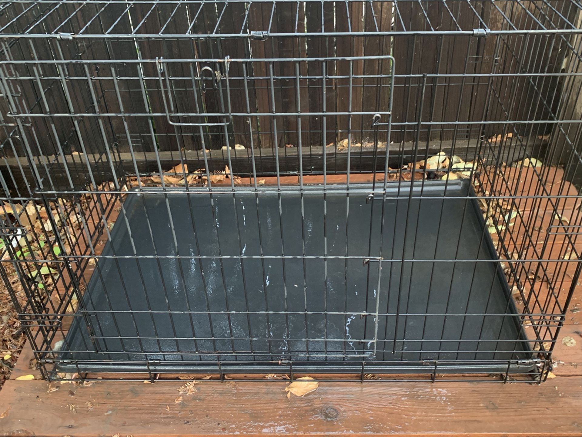 Dog Crate X-Large 2 Door Foldable, 42 x 28