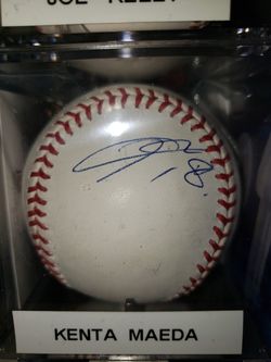 Dodgers autographed baseball