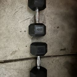 Dumbbells 45lbs ( Set Of 2)