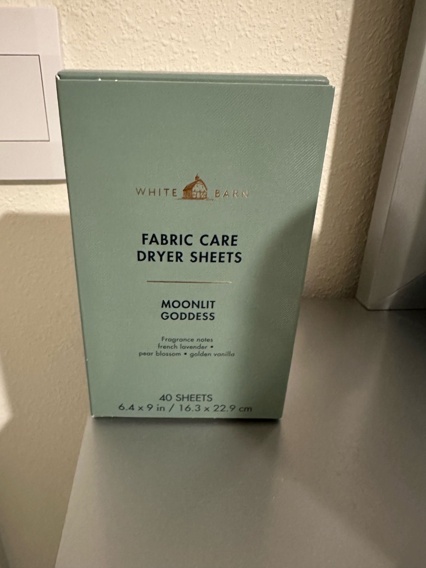 Moonlit Goddess dryer sheets 40 ct