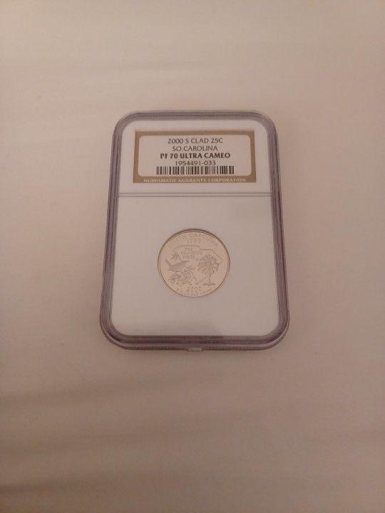 South Carolina 2000 S Clad Proof 70 Ultra Cameo