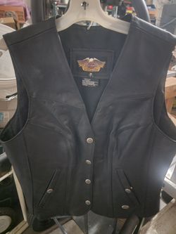 Harley Davidson Womens leather vest