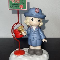 Precious Moments HE IS MY SALVATION 135984 Christmas for Salvation Army #22  