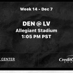 Broncos Vs Raiders  12-7-25