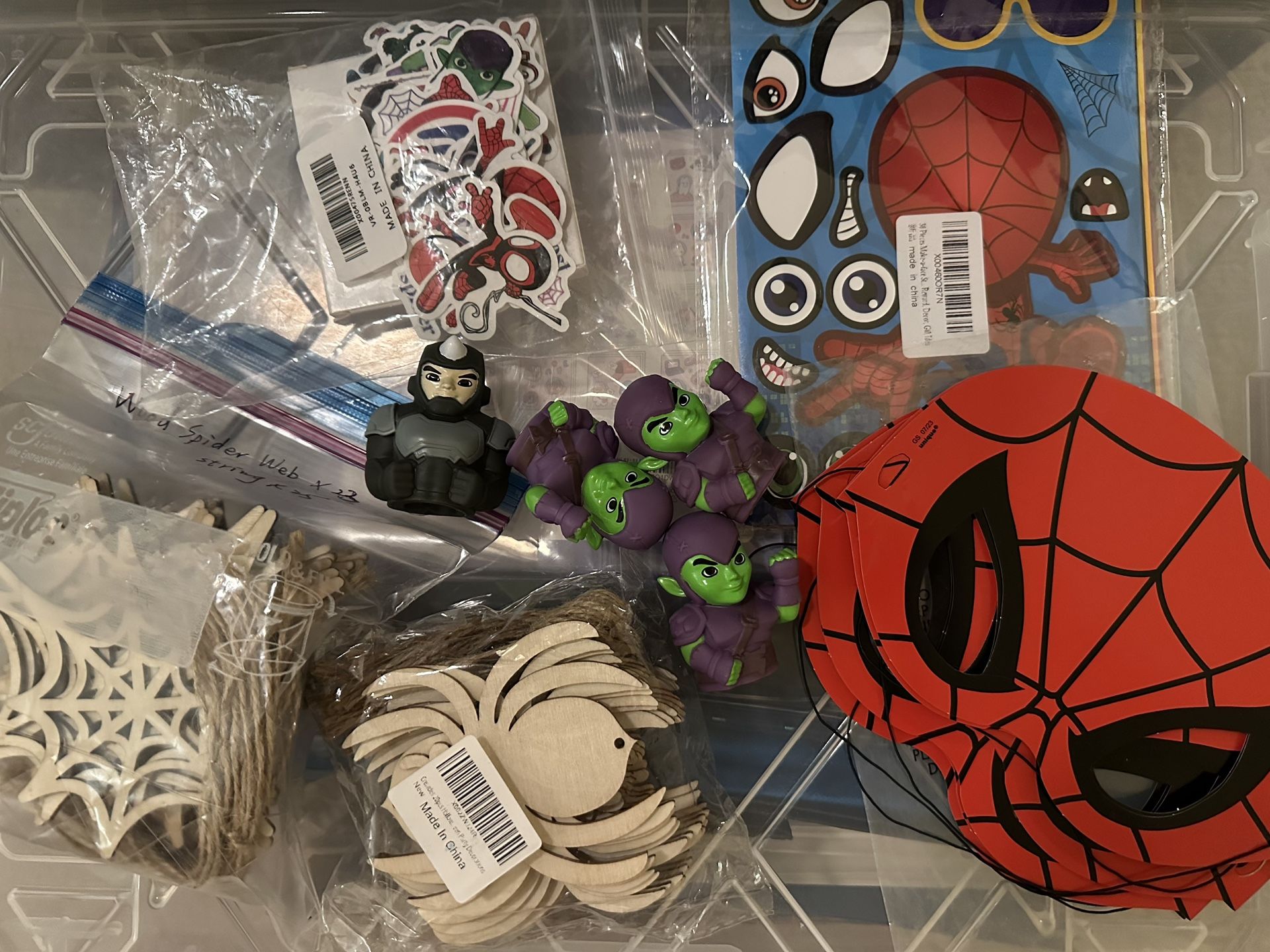 Spider-Man Birthday Party Favors/ Spider-Man Goodie Bags/spidey And His Amazing Friends Theme Party Favors/