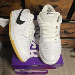 Nike Sb Dunk Low White Gum New Size 12 OG ALL