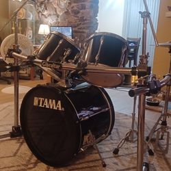 Tama Drum Set + Paiste Cymbals + Gibraltar Rack – $1,100  (No Trades)