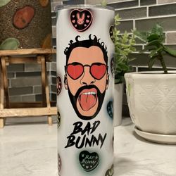 Bad Bunny Tumbler | Valentines Gift