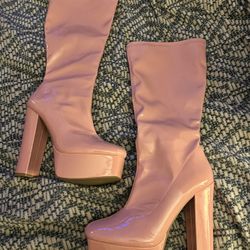 Pink Barbie Boots