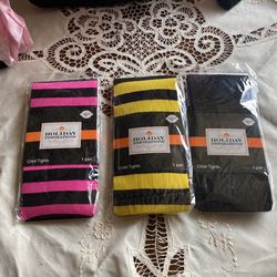 Three Halloween Girls Tights