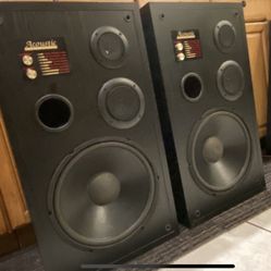 12” Three-way Floor Speakers 