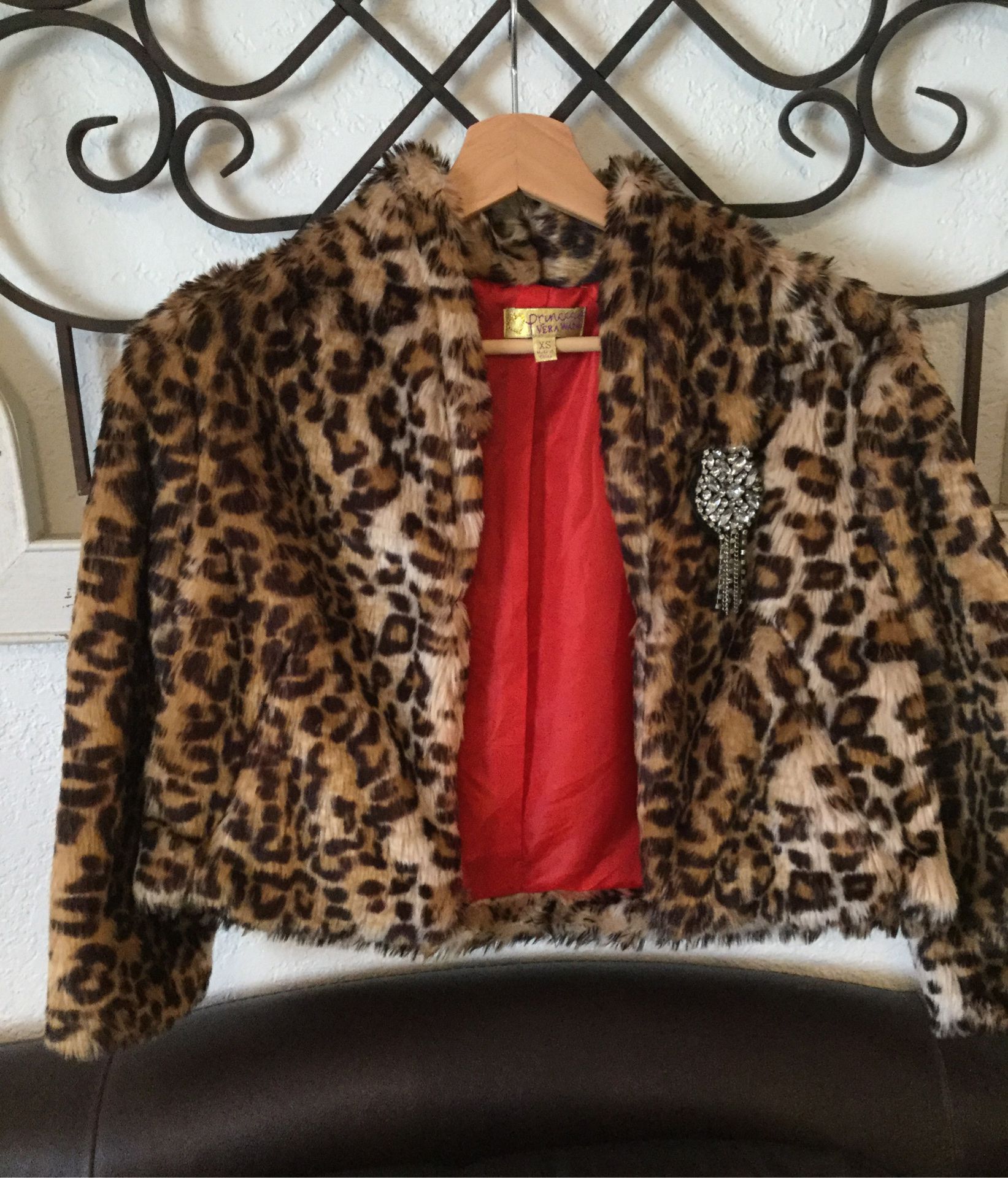 Princess Vera Wang Faux Fur Jacket/Coat