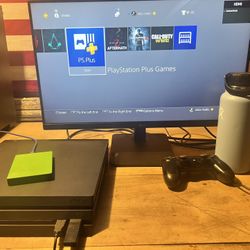 PS4 Pro And LG Monitor 