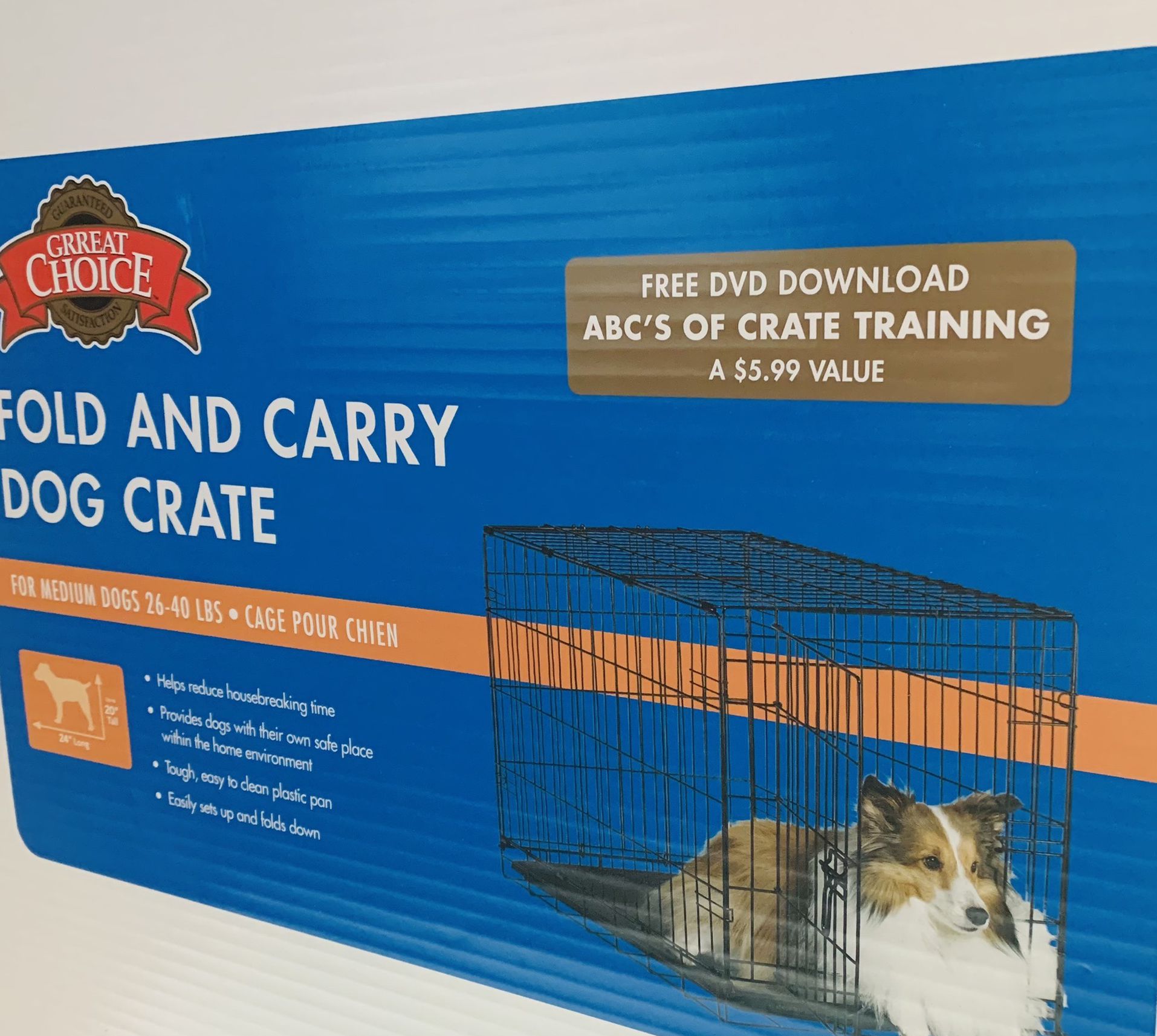 New Crate And Carry For Medium Dogs!