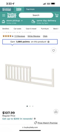 Toddler Rail 136