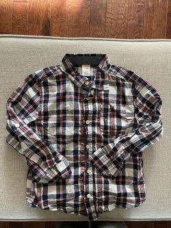 1 Gymboree Long Sleeve Button Down Shirt Size S 5-6