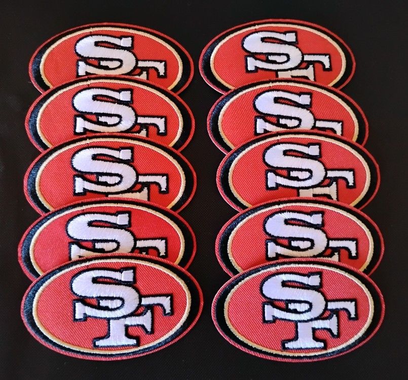 San Francisco 49ers Patches lot of 10